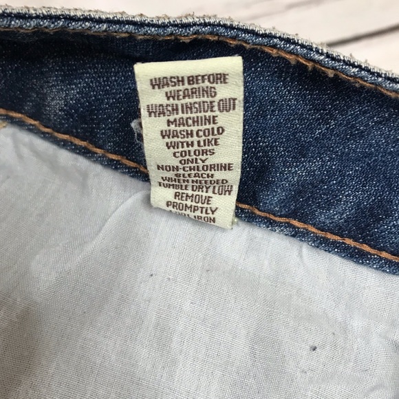 🌴Hot Kiss Cici Crochet Detail Denim Shorts Sz 11 - Picture 9 of 9